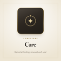 Lumestone Care — memorial hosting, renewed each year