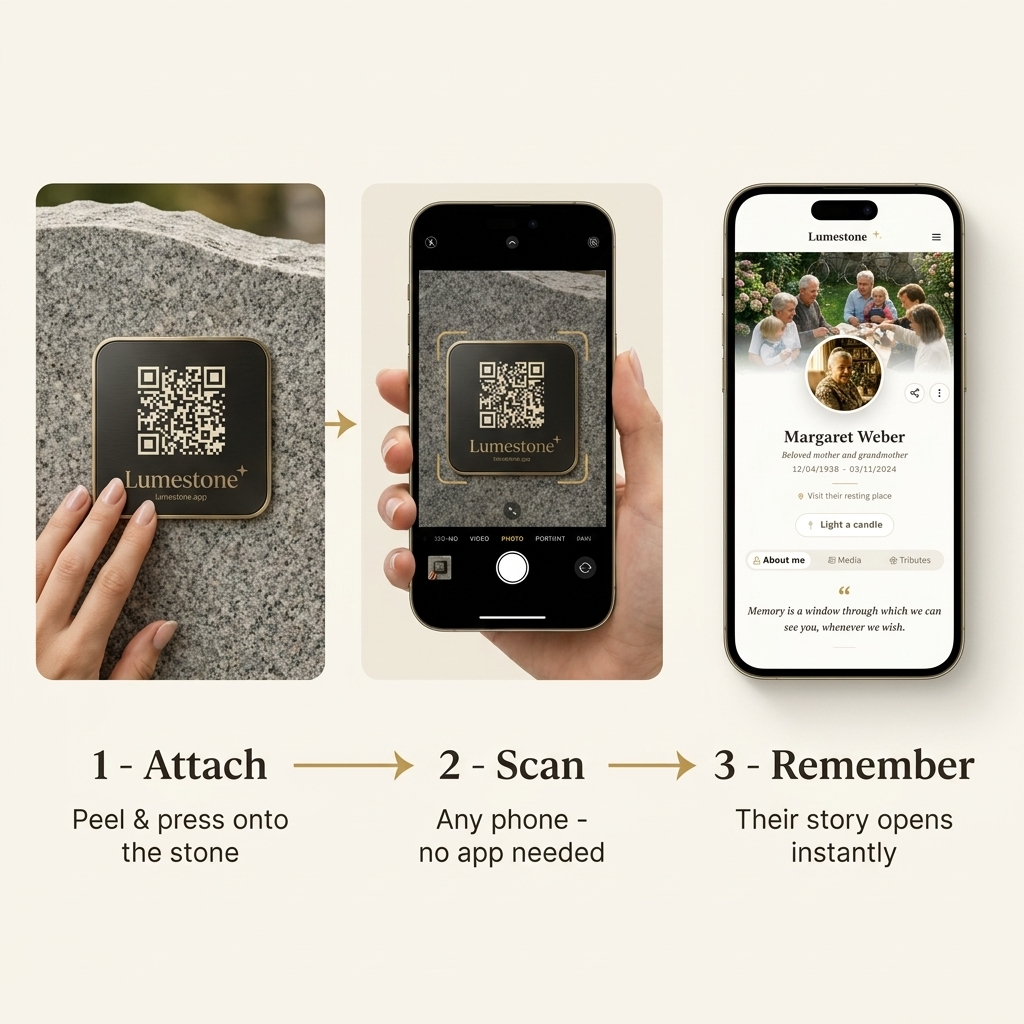 How it works: attach, scan, remember